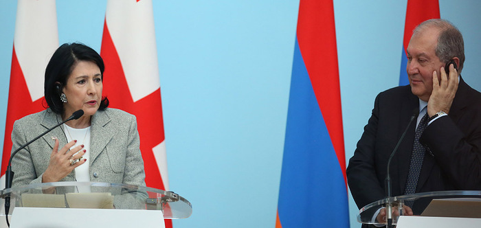 Salome Zourabichvili's first visit to Armenia