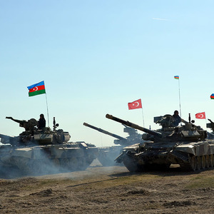 Gemeinsame aserbaidschanisch-türkische Militärübungen in Aserbaidschan