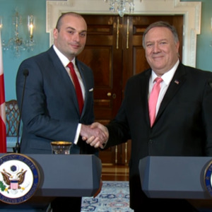 Mamuka Bachtadse traf sich mit Mike Pompeo