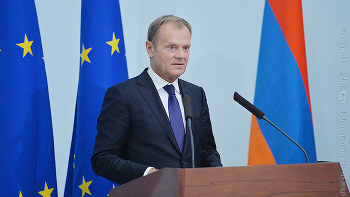 Donald Tusks Besuch in Armenien 