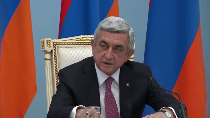 Sargsyan conducts a working visit to Brussels amid embezzlement charges