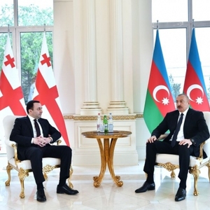 Garibashvili und Alijew treffen sich in Baku