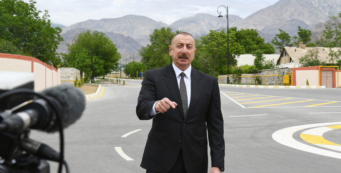 Aliyev makes tough statements in Nakhchivan