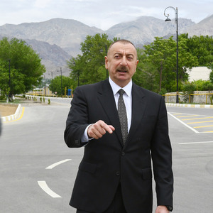 Aliyev makes tough statements in Nakhchivan