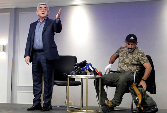 Sersch Sargsjan veröffentlicht Audioaufnahme, die Paschinjan kompromittieren soll