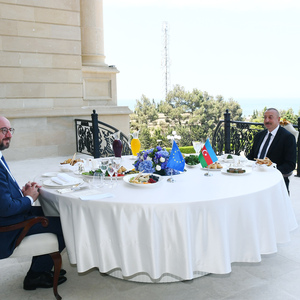 Charles Michel besucht Aserbaidschan 