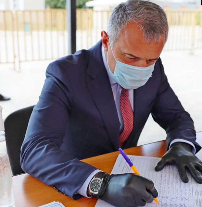 President of separatist South Ossetia voted in parliamentary elections in Russia