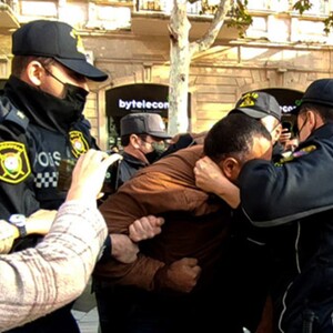 Opposition rally in Baku demanding Saleh Rustamli's release