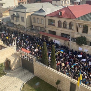 Meeting in support of Ukraine in Baku