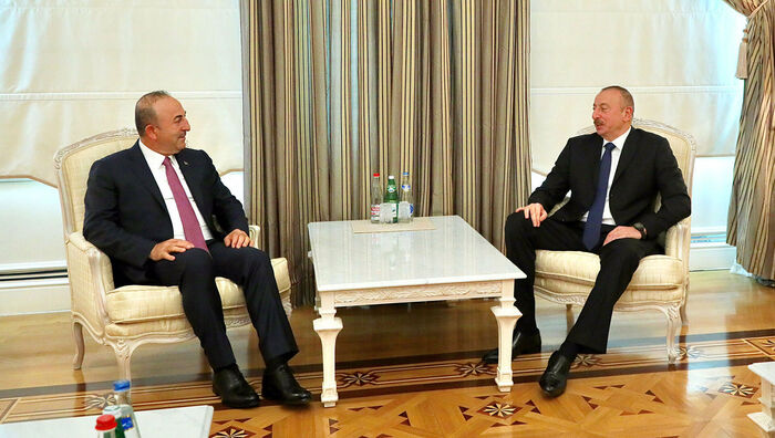 Turkish Foreign Minister met with Ilham Aliyev and Jeyhun Bayramov