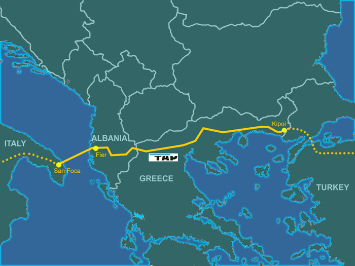 The Greek-Bulgarian interconnector has joined the TAP pipeline