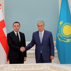 Garibashvili Visits Kazakhstan and Meets with the High Officials