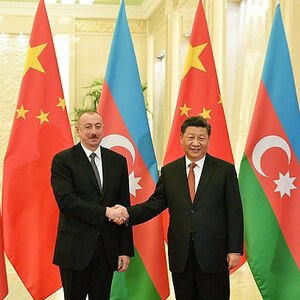 Meeting between Ilham Aliyev and Xi Jinping in Samarkand
