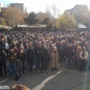 Kundgebung der Opposition in Jerewan